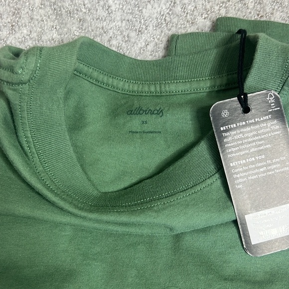 allbirds Cotton Long Sleeve Tee Hazy Cargo - NWT retail$98 - Picture 8 of 12